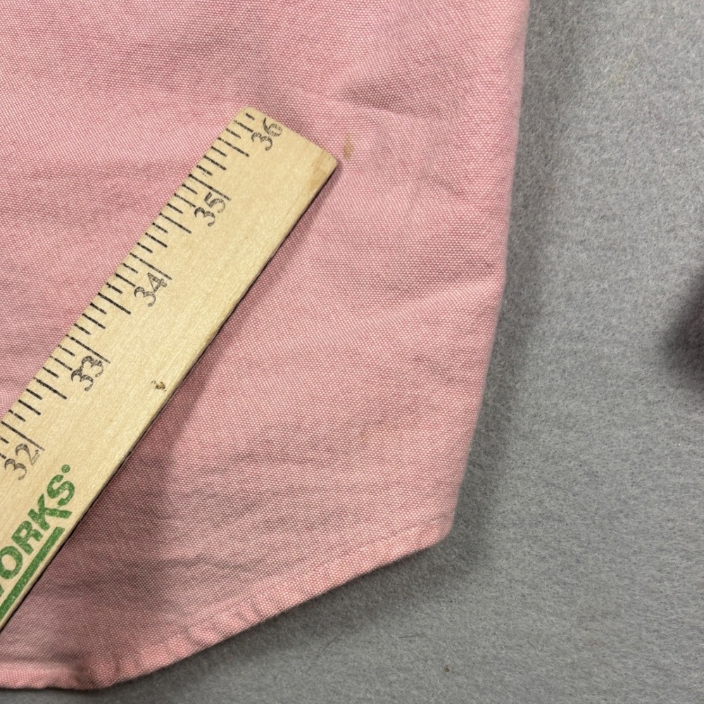 Ralph Lauren Slim Fit Stretch Oxford Shirt Small Pink Button Down Flesh Pony - Picture 10 of 10